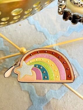Coach Rainbow Star Coin Purse